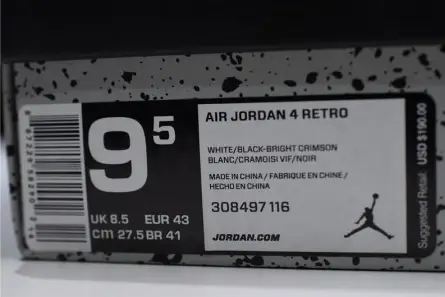 Vibrant 6062 Air Jordan 4 Hot Lava 308497-116 