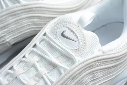 Vibrant 7572 NIKE AIR MAX 97 "TRIPLE WHITE" 921826-101 