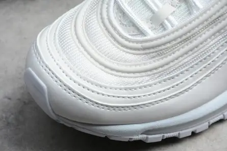 Vibrant 7572 NIKE AIR MAX 97 "TRIPLE WHITE" 921826-101 