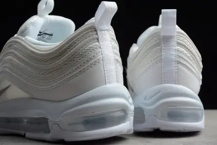 Vibrant 7572 NIKE AIR MAX 97 "TRIPLE WHITE" 921826-101 