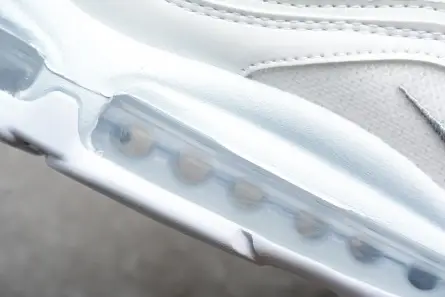 Vibrant 7572 NIKE AIR MAX 97 "TRIPLE WHITE" 921826-101 