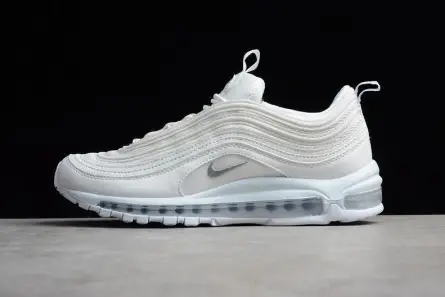 Vibrant 7572 NIKE AIR MAX 97 "TRIPLE WHITE" 921826-101 