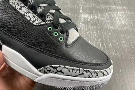 Vibrant 8373 Jordan 3 Retro Green Glow CT8532-031 