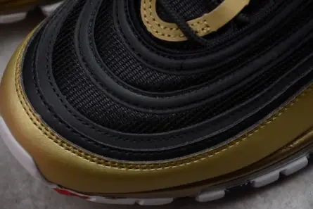 WellDesigned 6636 Nike Air Max 97 'Black Metallic Gold' AT5458-002 