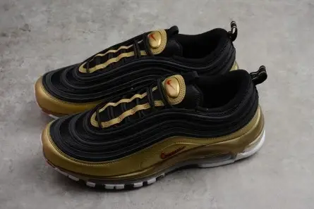 WellDesigned 6636 Nike Air Max 97 'Black Metallic Gold' AT5458-002 