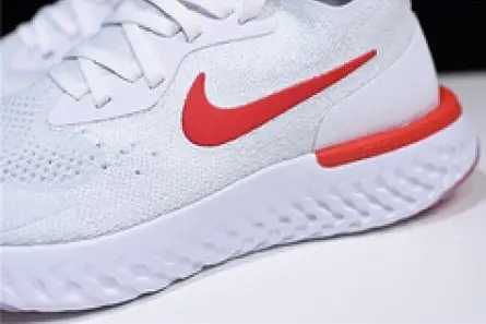 nike epic react flyknit white red AQ0067 800 GoodFit 1339 