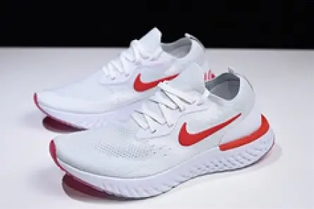 nike epic react flyknit white red AQ0067 800 GoodFit 1339 