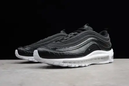 nike mens AIR MAX 97 PRM black 917646-001 Breathable 7411 