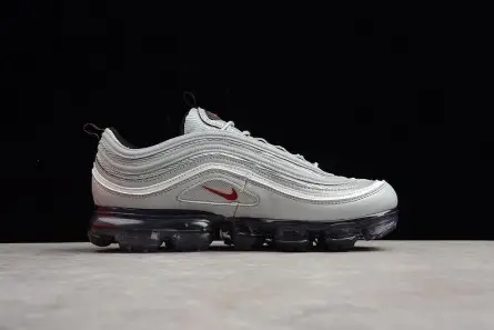 nike mens AIR VAPORMAX 97 "SILVER BULLET" metallic silver varsity red AJ7291-002 AllSeason 4045  ECBD810